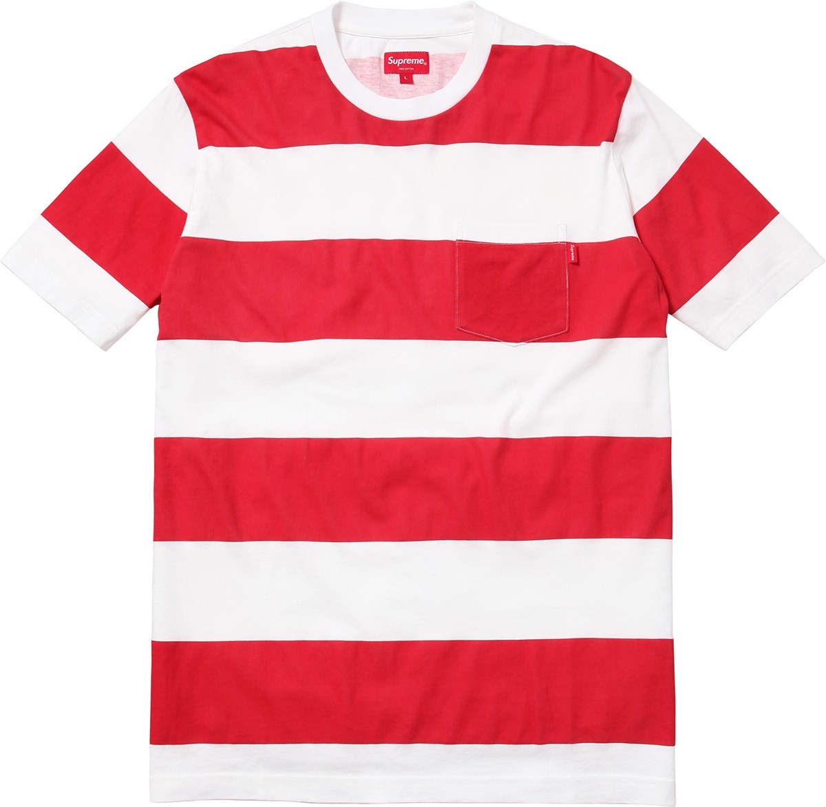 Printed Block Stripe Pocket Tee view 2